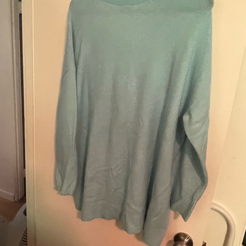 Talbots Soft aqua Women's Cardigan - Picture 3 of 4